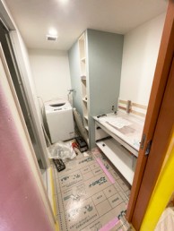 美しいボウルデザインで気品ある優雅な洗面空間　川崎市高津区Y様邸